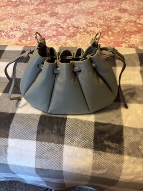 kate spade green Gathered Drawstring Shoulder/crossbody Bag